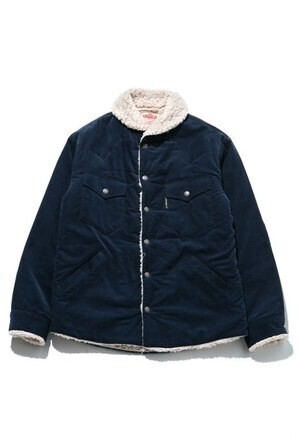 HOLLYWOOD RANCH MARKET Corduroy Boa Lining Jacket
