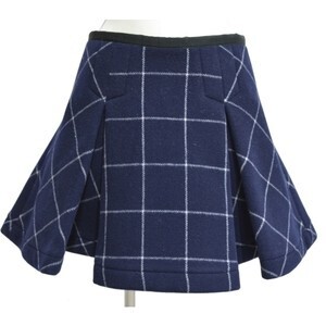 sacai luck チェックメルトンスカート