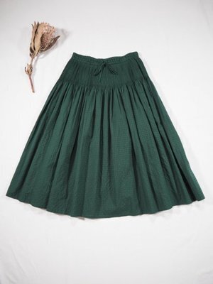 maison de soil MINI PINTUCK FLARED SKIRT