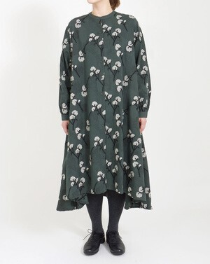 marble SUD EMB サシコットン フレアシャツOP