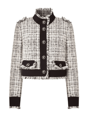 Dolce & Gabbana クロップド ツイードジャケット