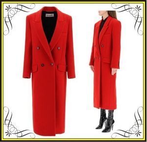 SAINT LAURENT 【SAINT LAURENT】ダブル　コート　上品♪　レッド (Saint Laurent/コート) 641392Y143V【BUYMA】
