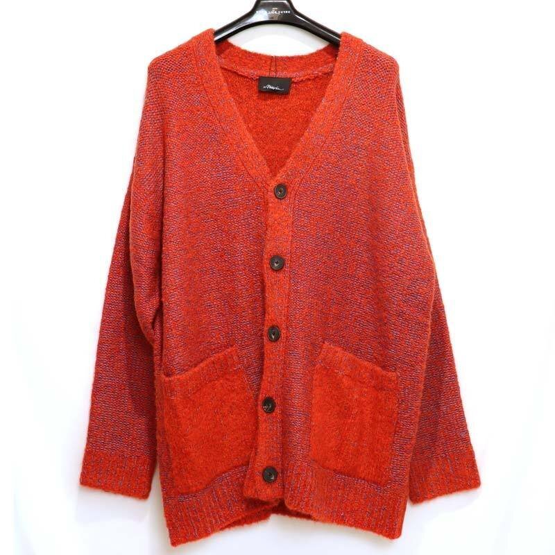 3.1 Phillip Lim BRUSHED PLAID JERSEY CARDIGAN