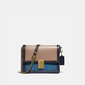 COACH ハットン ショルダー バッグ カラーブロック