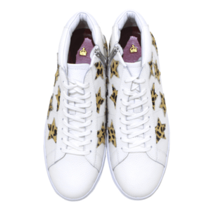 Honour Ovation 【3070】White/Leopard メンズ レザースニーカー