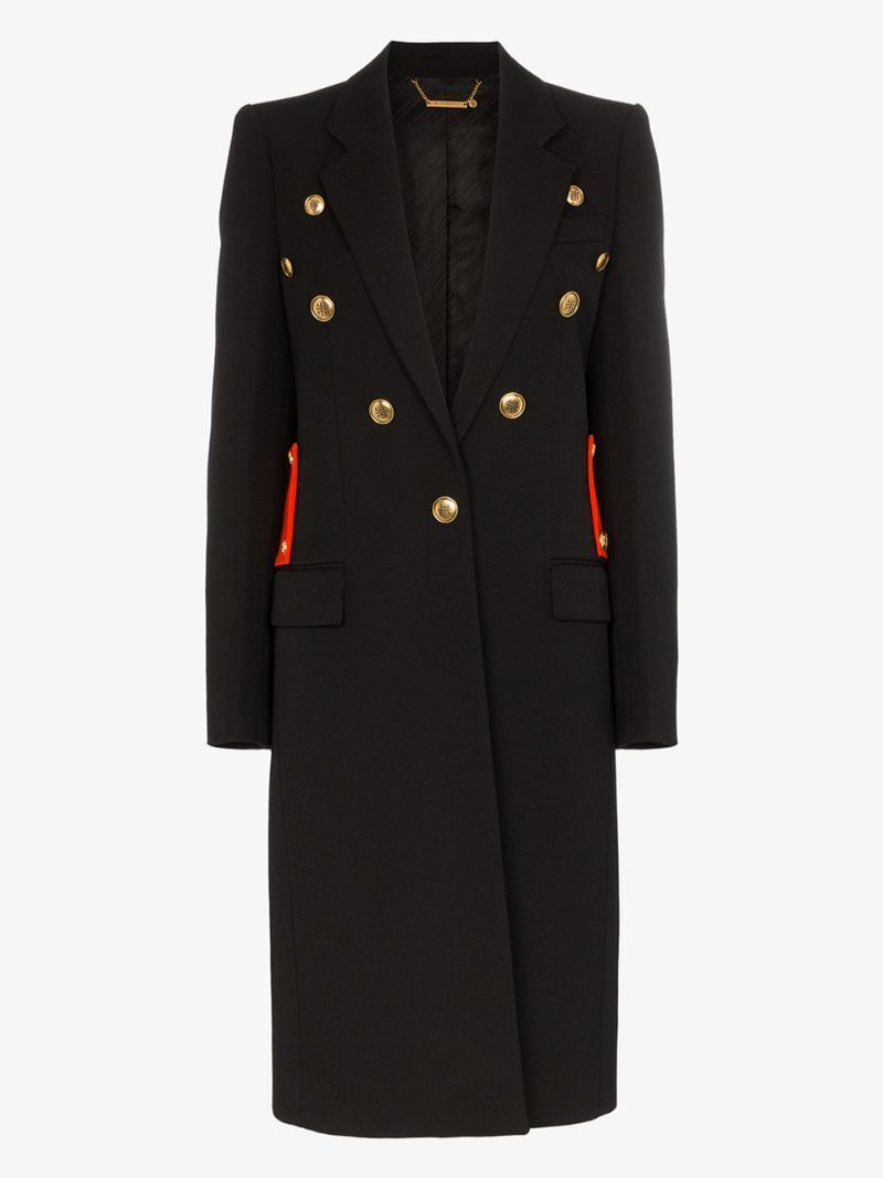 GIVENCHY Martingale Wool Coat