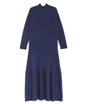 ELENDEEK ヘムプリーツニットワンピース