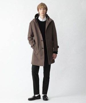 BLACK LABEL CRESTBRIDGE ショートビーバーフーデッドコート