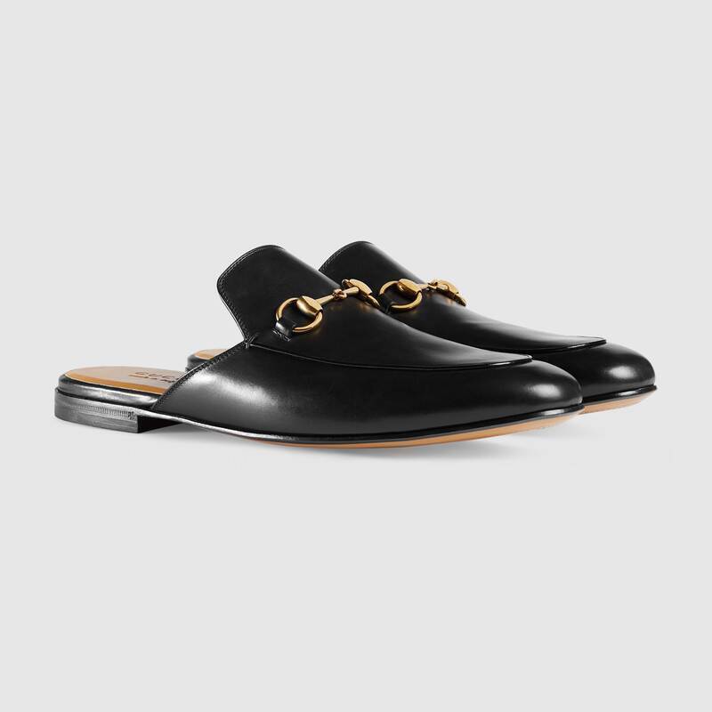 GUCCI ホースビット レザー スリッパ