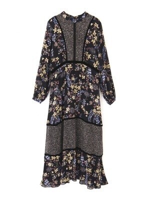 JILLSTUART ミックスフラワープリントワンピース