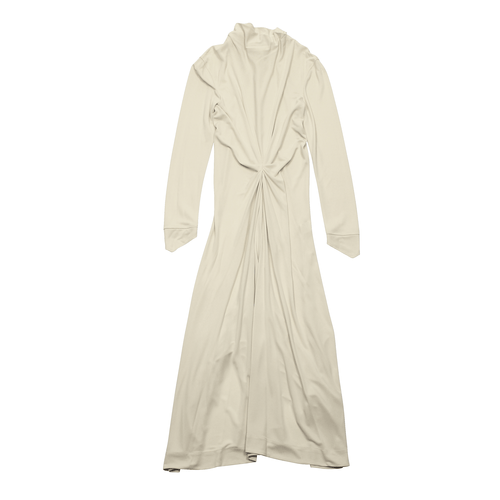 FUMIKA UCHIDA Tie Collar Jersey Dress