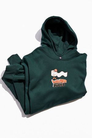 URBAN OUTFITTERS Pas de Mer Winter Sucks Hoodie Sweatshirt