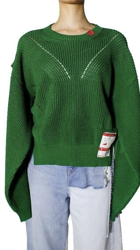 MAISON MIHARA YASUHIRO Back Ribbon Pullover