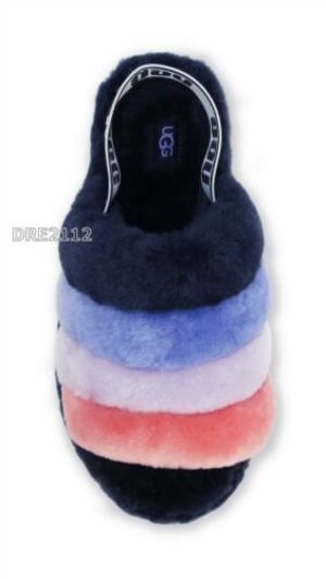 UGG® Australia UGG Fluff Yeah Slide Starry Night Multi Fur Slippers