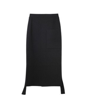 LE CIEL BLEU Wool Smooth Skirt