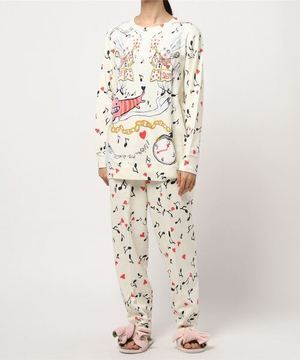 tsumori chisato SLEEP 三段エイトロック表起毛×スリープウサギ/パジャマ