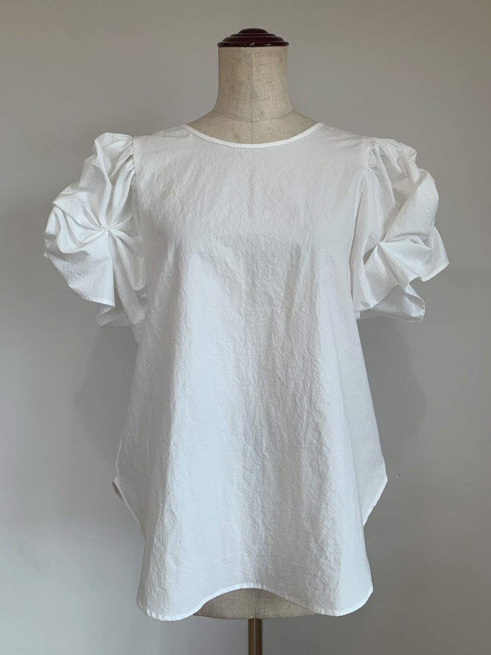 YuumiARIA COTTON PUFF SLEEVE SHIRT
