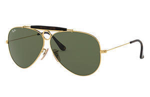 Ray-Ban SHOOTER HAVANA　グリーンクラッシックG-15