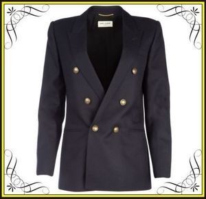 SAINT LAURENT 【SAINT LAURENT】ウール　ダブルジャケット (Saint Laurent/ジャケット) 564154Y221W【BUYMA】