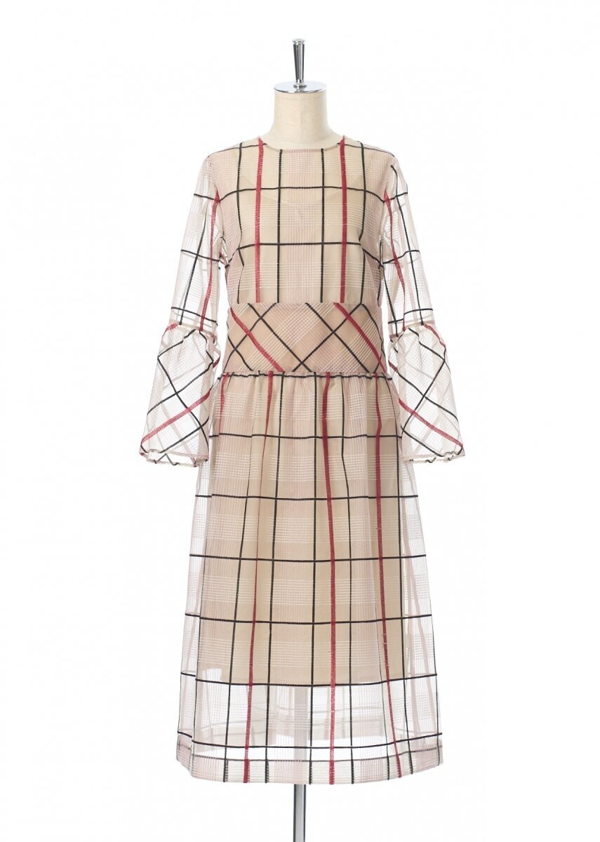 ADELLY Flare sleeve dress