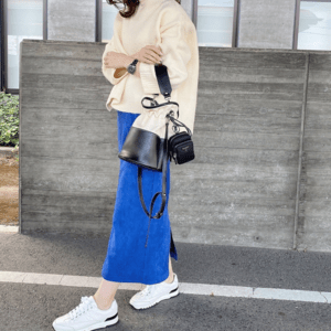 Dolce. スウェードスカート M【blue】