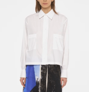 PLAN C DRAWSTRING SHIRT