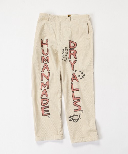HUMAN MADE CORDUROY PRINT PANTS
