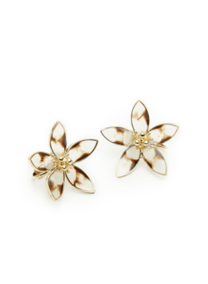 ROOM plumeria earring