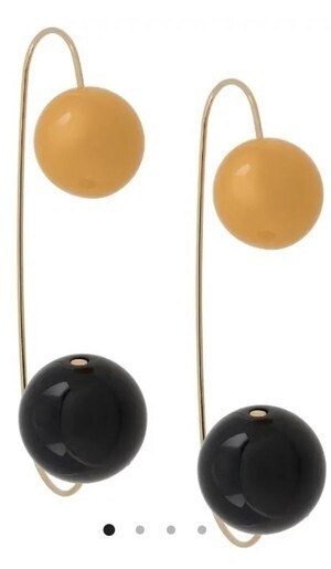 MARNI ダブルビーズ ピアス