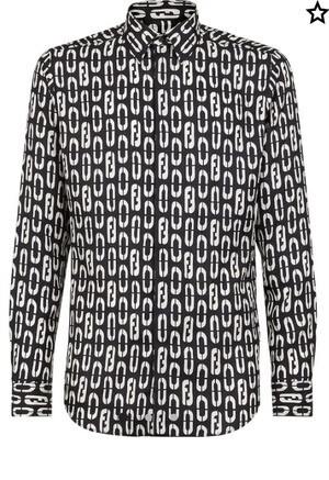 FENDI ロゴ シルクシャツ