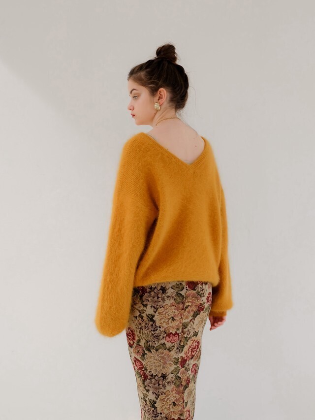 Katrin TOKYO 2way angora volume knit（orange）
