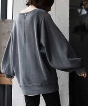 antiqua プルオーバー ヴィンテージライクでこなれ感。大人女子の絶妙バランス。pn-00270