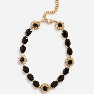 Dolce & Gabbana Dolce &ショートネックレス ラインストーン デコレーションエレメンツ