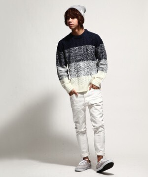 ZIP FIVE 長袖ニット