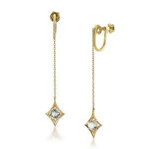 STAR JEWELRY OCTAGON LIGHT EARRINGS