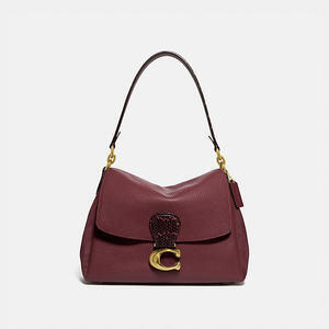 COACH メイ ショルダー バッグ ウィズ スネークスキン ディテール