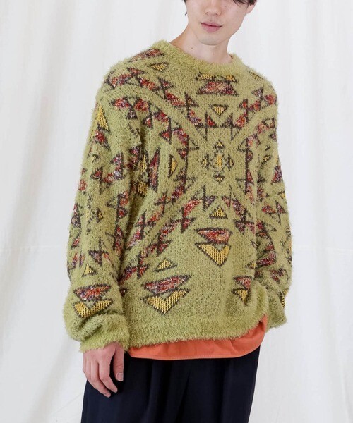 Iroquois 3G WJQ GEOMETRIC PATTERN KNIT