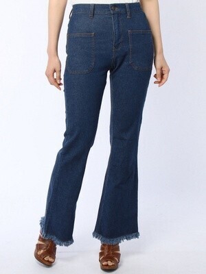 WEGO (L)denim flare pants