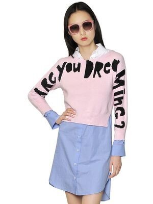 SONIA BY SONIA RYKIEL ピンクコットンスウェット