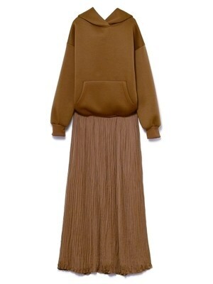 emmi 【emmi atelier】ドッキングフーディワンピース