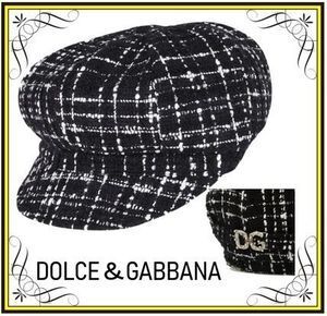 Dolce & Gabbana 【DOLCE & BAGGANA】ツイードベイカーボーイハット (Dolce & Gabbana/ハンチング・キャスケット) FH505AFMMFS【BUYMA】