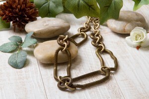 ESSERE MILANO メッシュリングモチーフネックレス
