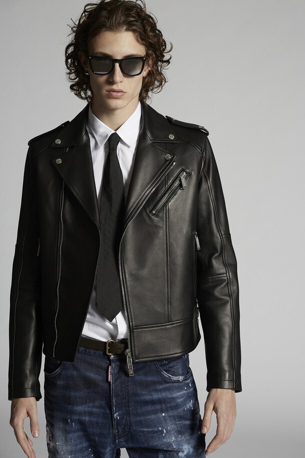 Dsquared2 Kiodo Leather Jacket