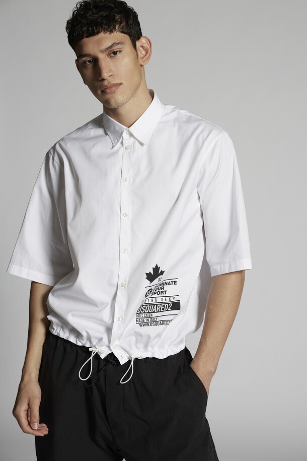 Dsquared2 Poplin Dominate Sport Jog Shirt