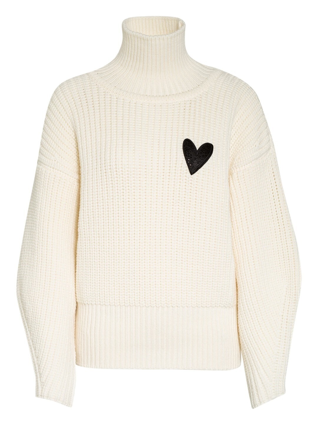 BOSS Rollkragenpullover FYNJA mit Swarovski Kristallen BOSS x JUSTIN TEODORO