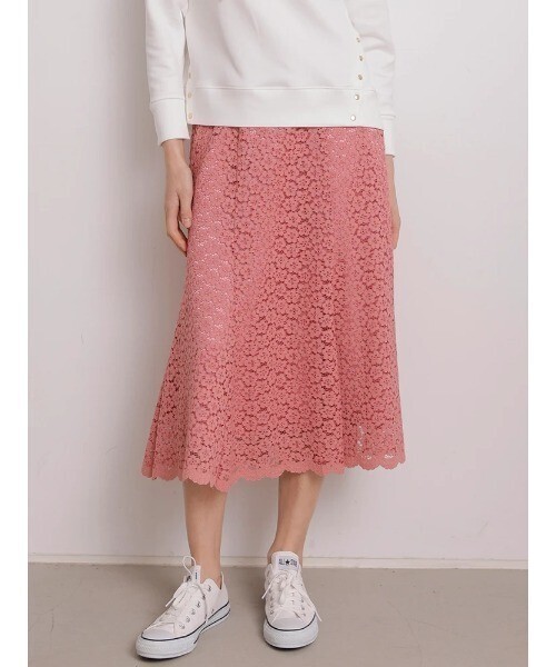 TONAL レースナロースカート