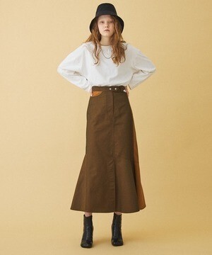 INella アシメカットロングスカート