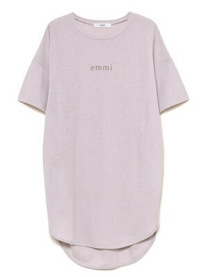 emmi 【emmi yoga】official online限定サイドギャザーロゴPT TEE