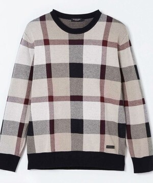 BLACK LABEL CRESTBRIDGE クレストブリッジチェックニット