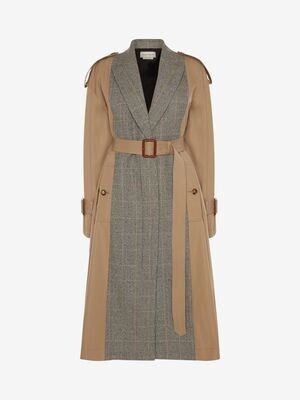 Alexander McQueen スプライスド トレンチコート
